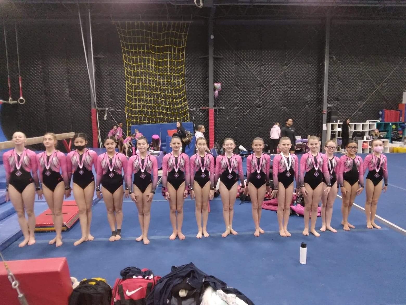 Gymnast mid-air