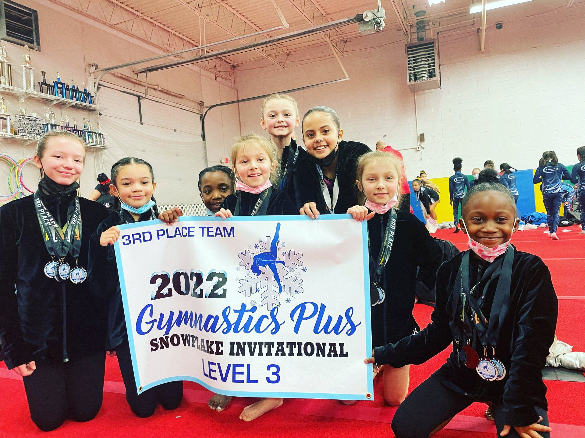 Pre-K gymnastics class