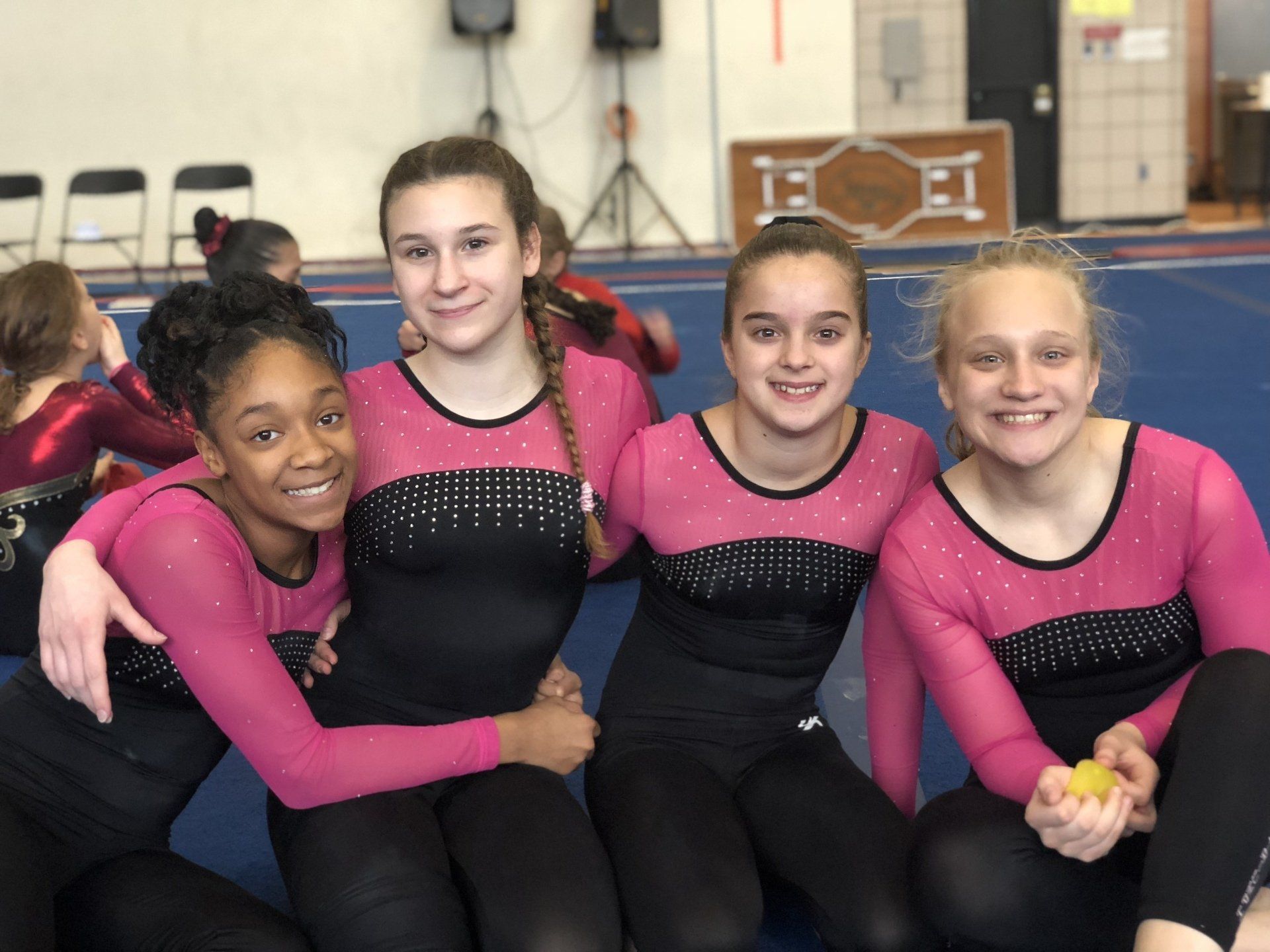 Gymnast on the vault at Triumph Gymnastics