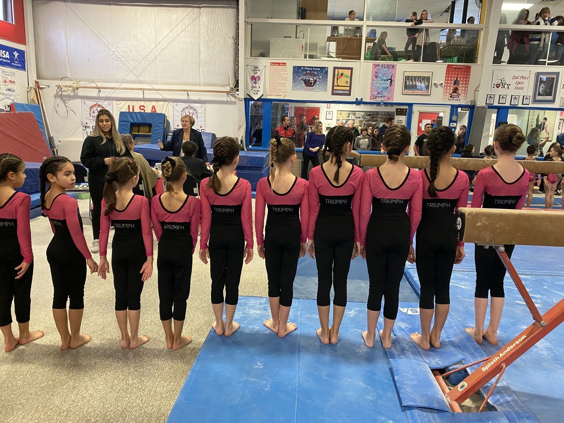 Young athlete training