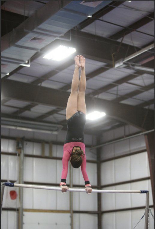 Bar routine practice